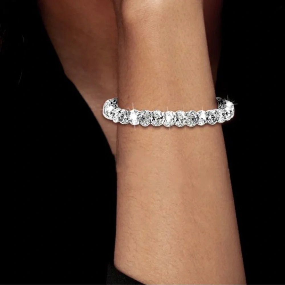 Italo Classic Oval Cut Tennis Bracelet - Picture 2 of 6